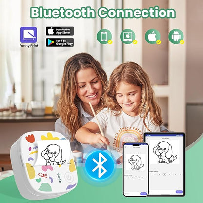 Mini Wireless Bluetooth Label Printer
