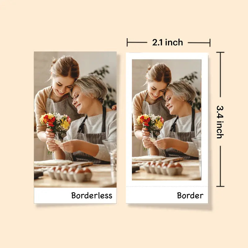 Kodak Mini 2 Retro 4PASS Portable Photo Printer -Easy Bluetooth Connection & 50 Sheets Bundle