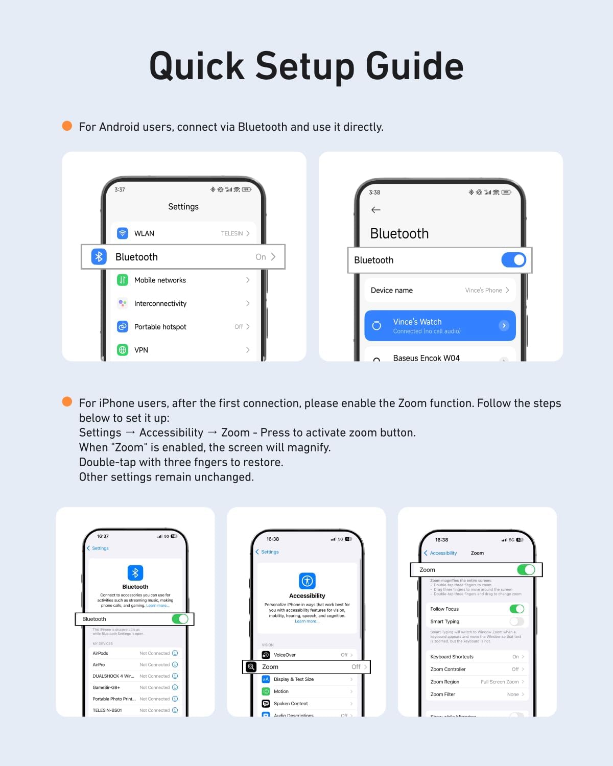 Magnetic Phone Camera Grip & Magnetic Selfie Light Bundle Kit