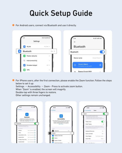 Magnetic Phone Camera Grip & Magnetic Selfie Light Bundle Kit